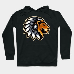 Lion icon design character Hoodie